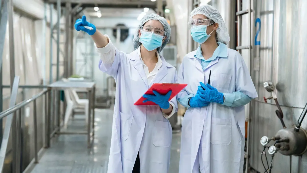 Quality control on an industrial production line